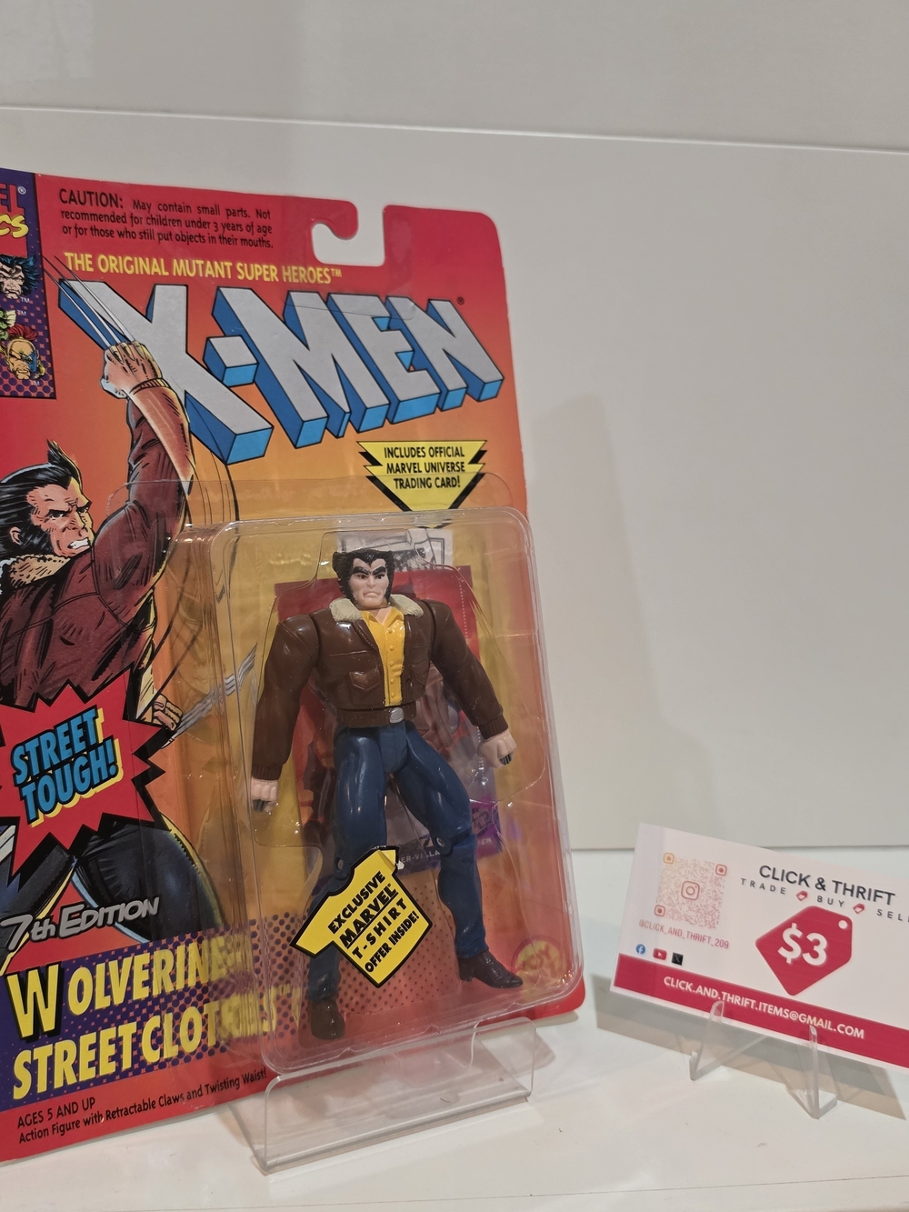 Marvel Comics X-Men Street Clothes Wolverine Figurine 7th Edition